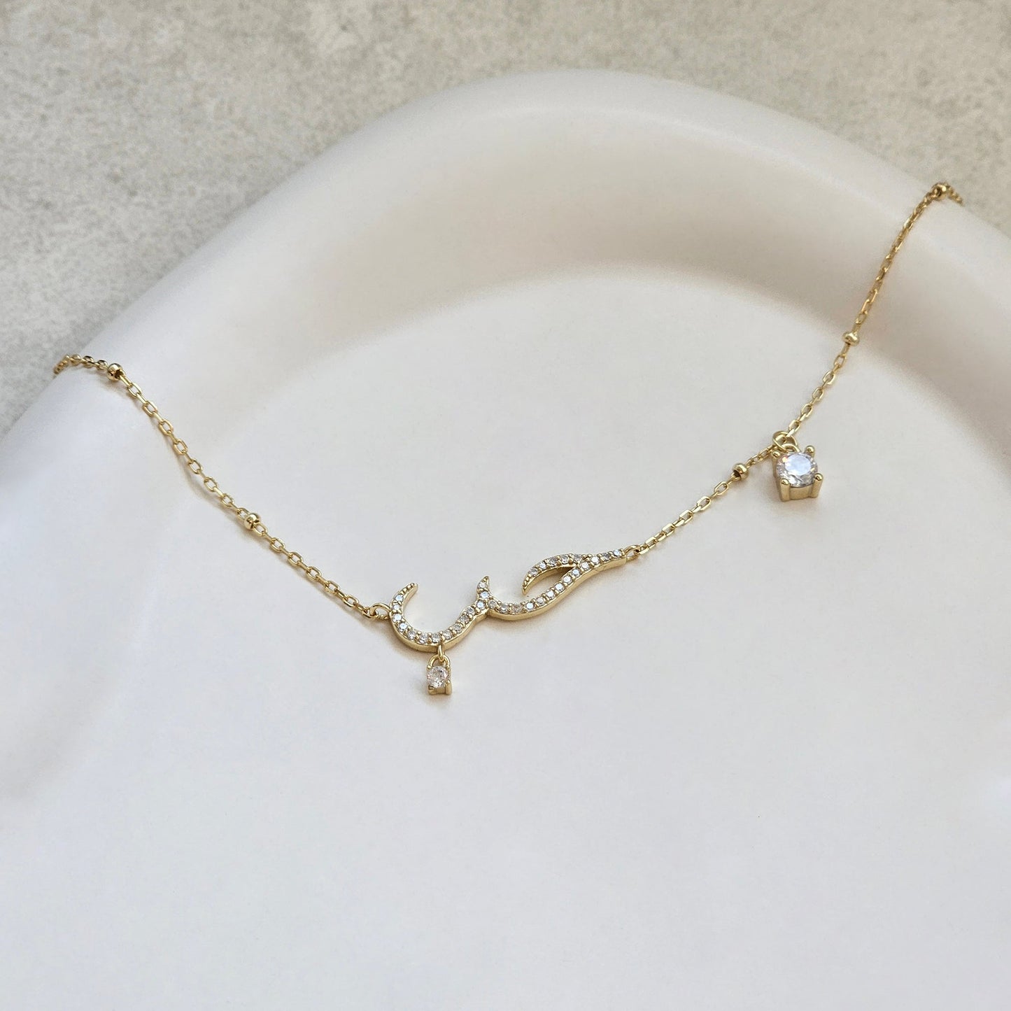 Hub/Love Diamond Necklace